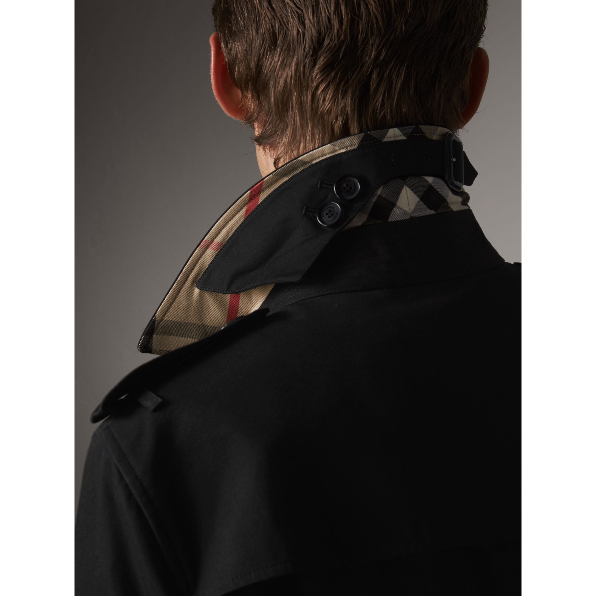BLACK The Chelsea – Trench Heritage mi-long