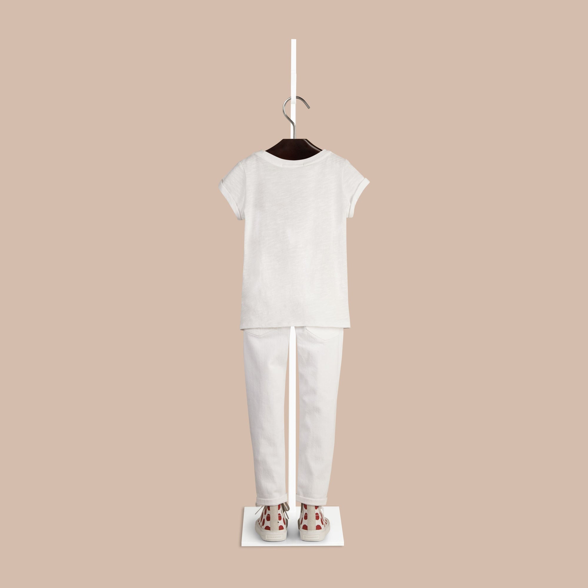WHITE T-shirt en coton à motif graphique Strawberries and Cream