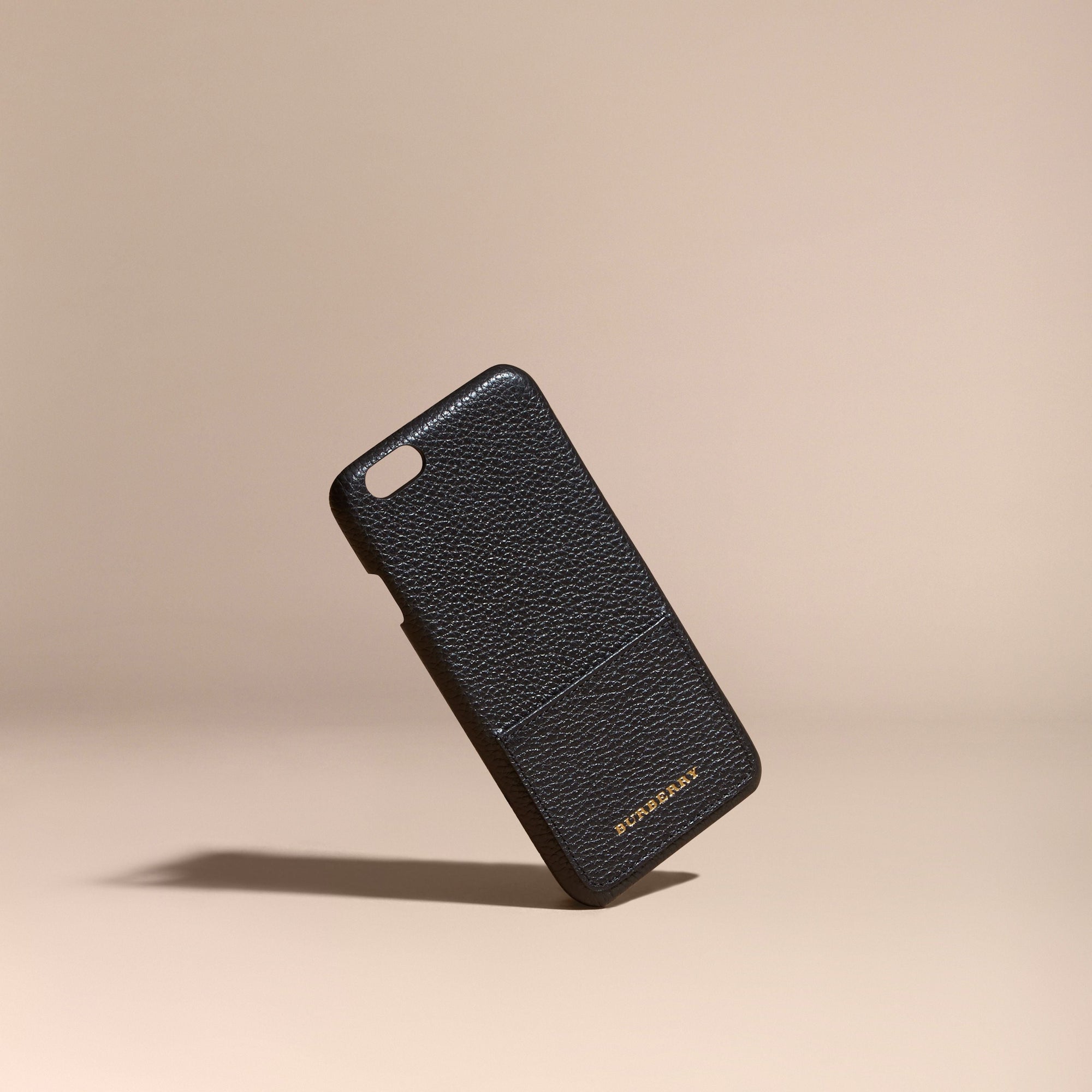 BLACK Étui pour iPhone 6 en cuir grené