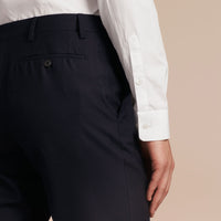 NAVY Pantalon de coupe slim en laine