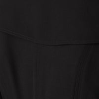 BLACK Robe trench portefeuille en soie