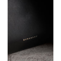 BLACK Sac The Banner medium en cuir