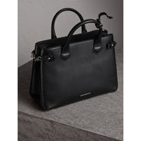 BLACK Sac The Banner medium en cuir
