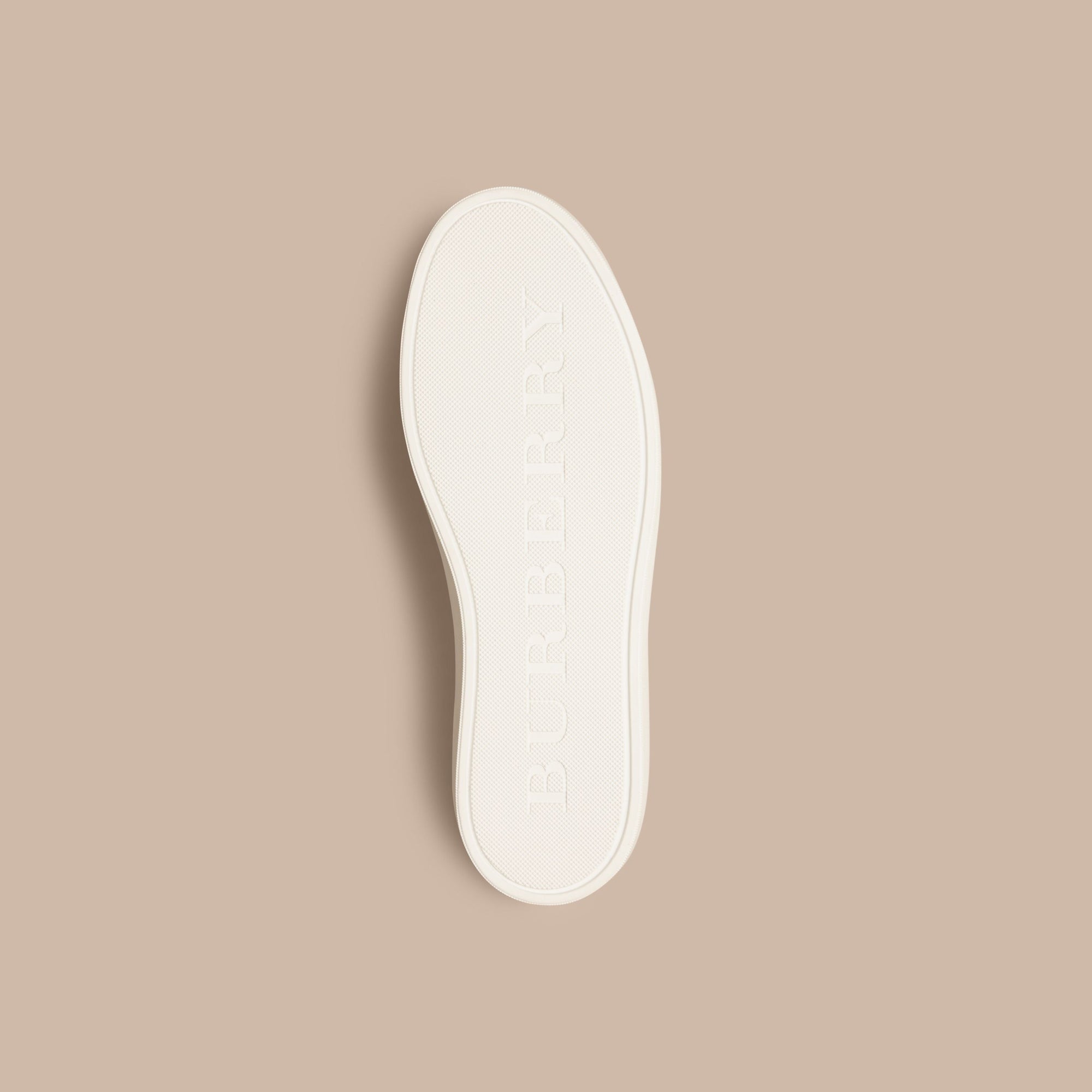 HC/NUDE Tennis en coton House check et cuir