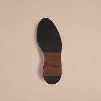 OPTIC WHITE Chaussures Richelieu en cuir avec bout golf