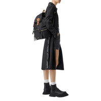Grand sac The Rucksack en nylon technique et cuir - Noir