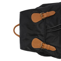 Grand sac the rucksack en nylon technique et cuir - Noir