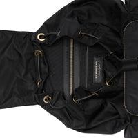 Grand sac The Rucksack en nylon technique et cuir - Noir
