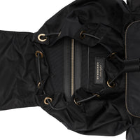 Grand sac the rucksack en nylon technique et cuir - Noir