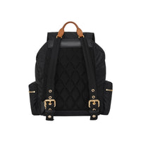 Grand sac the rucksack en nylon technique et cuir - Noir