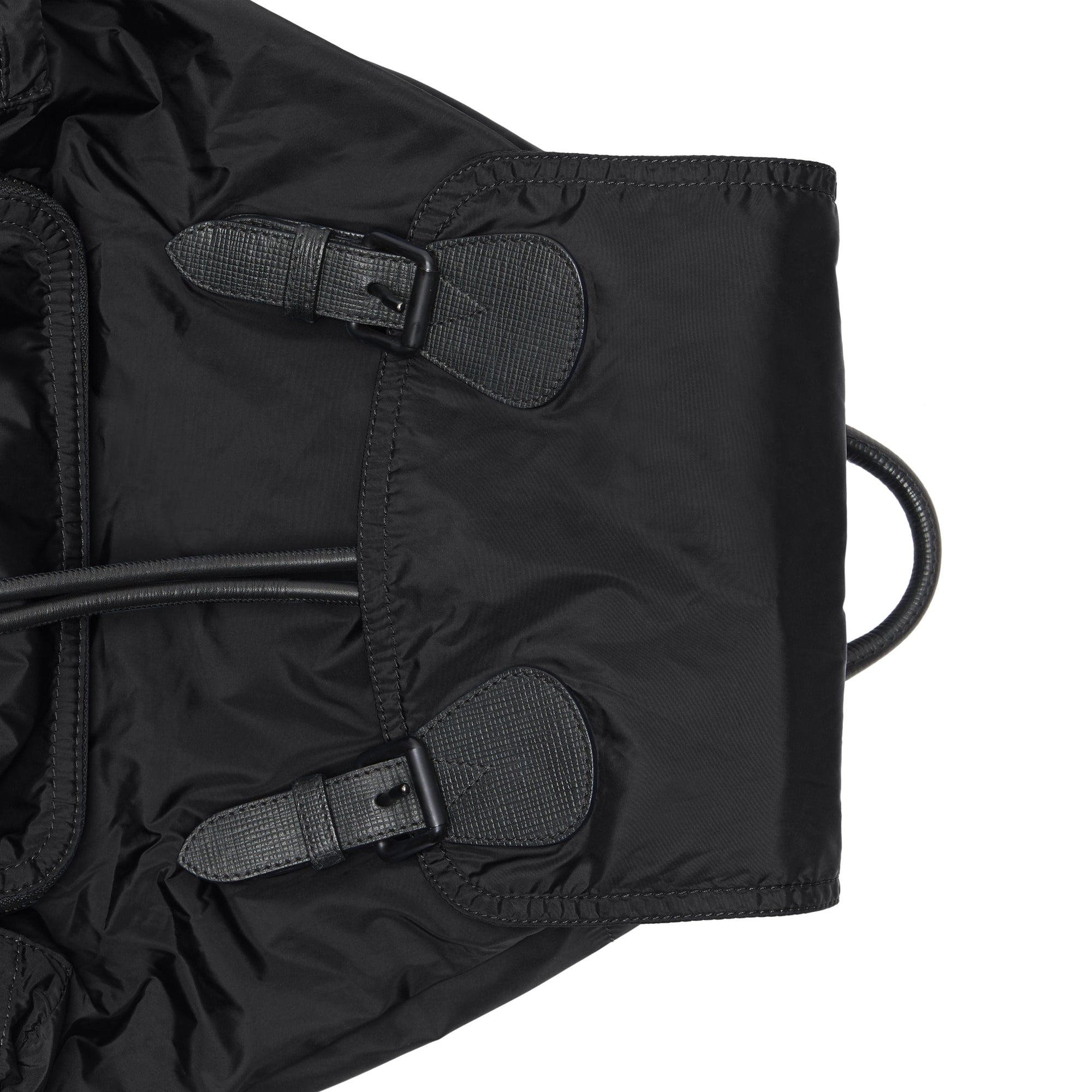 BLACK Grand sac The Rucksack en nylon technique et cuir