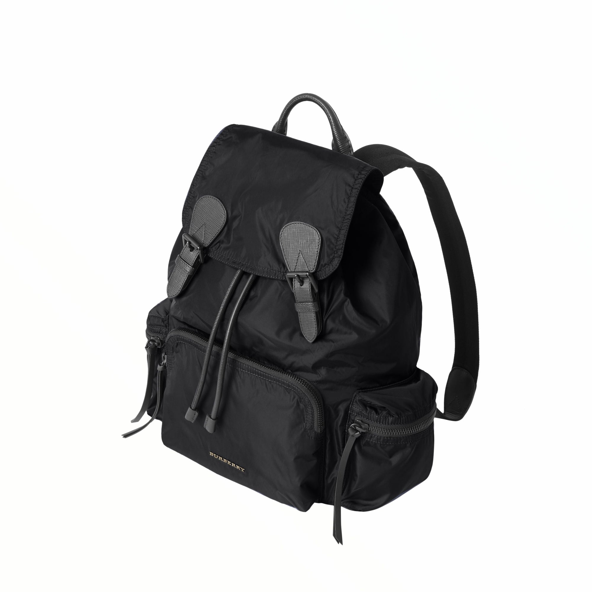 BLACK Grand sac The Rucksack en nylon technique et cuir