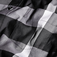 BLACK Chemise en coton à motif check
