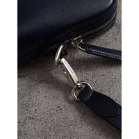 DARK NAVY Pochette en cuir London