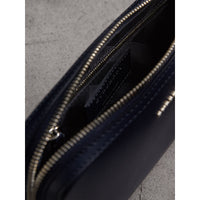 DARK NAVY Pochette en cuir London