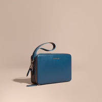 MINERAL BLUE Pochette en cuir London