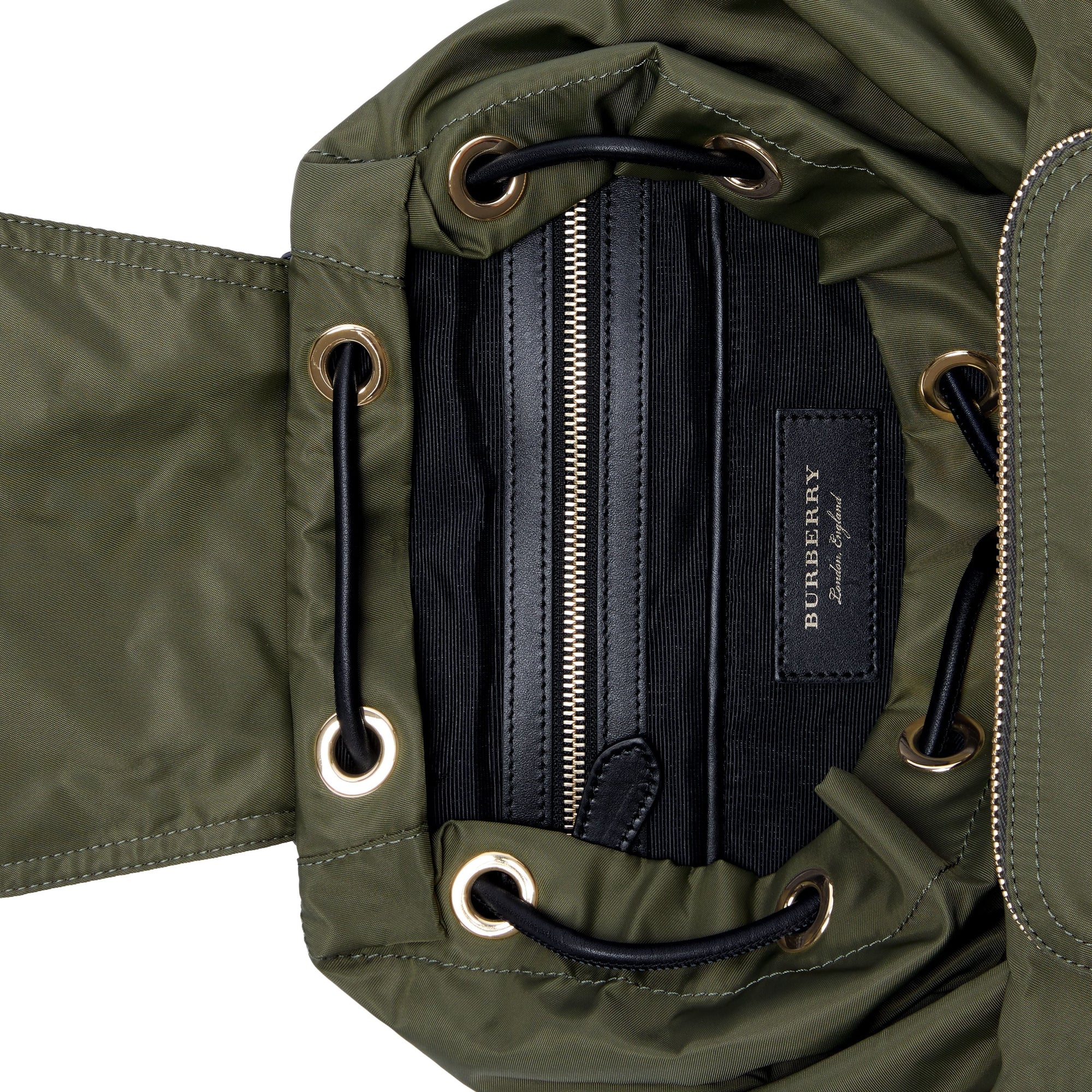 CANVAS GREEN Sac The Rucksack moyen en nylon technique et cuir