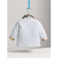 ICE BLUE Veste matelassée à motif check