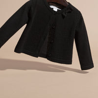 BLACK Cardigan léger en laine mérinos