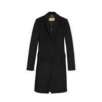 BLACK Manteau ajusté en laine et cachemire