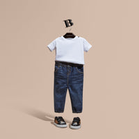 INDIGO Legging en denim extensible