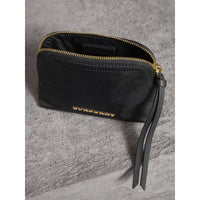 BLACK Petite pochette zippée en nylon technique
