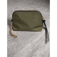 CANVAS GREEN Petite pochette zippée en nylon technique