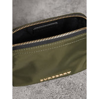CANVAS GREEN Petite pochette zippée en nylon technique