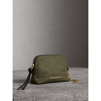 CANVAS GREEN Petite pochette zippée en nylon technique