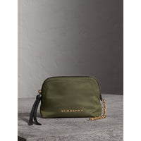 CANVAS GREEN Petite pochette zippée en nylon technique