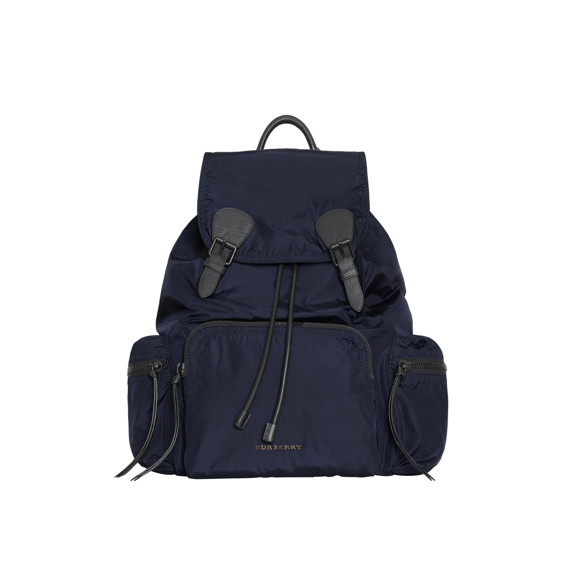 INK BLUE Grand sac The Rucksack en nylon technique et cuir