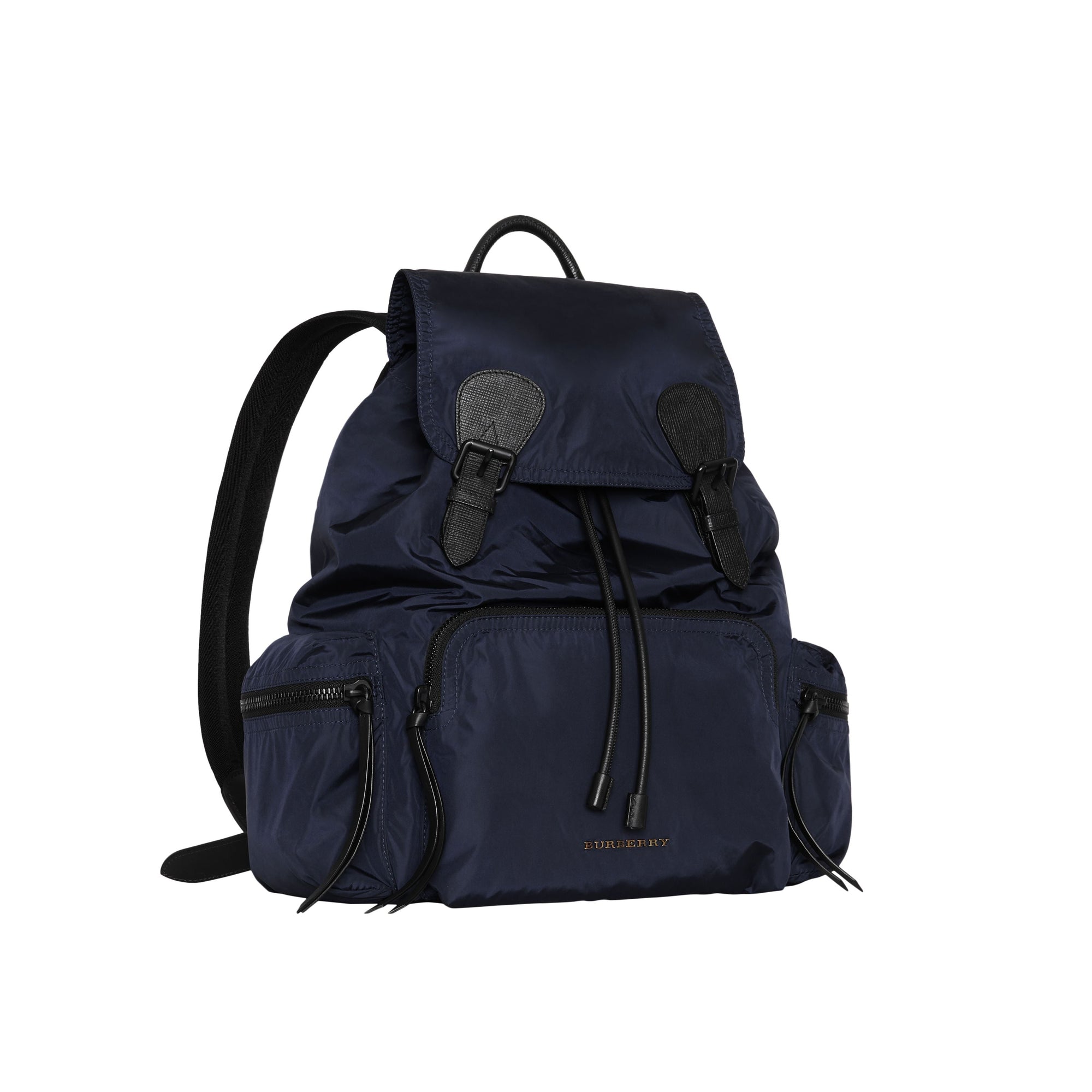 INK BLUE Grand sac The Rucksack en nylon technique et cuir