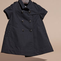 NAVY Robe trench en coton
