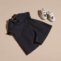 NAVY Robe trench en coton