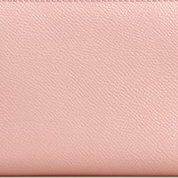 ASH ROSE Portefeuille zippé en cuir London verni