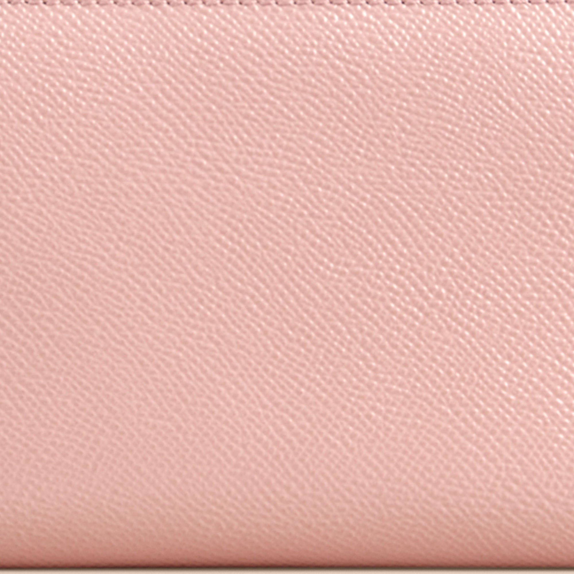 ASH ROSE Portefeuille zippé en cuir London verni