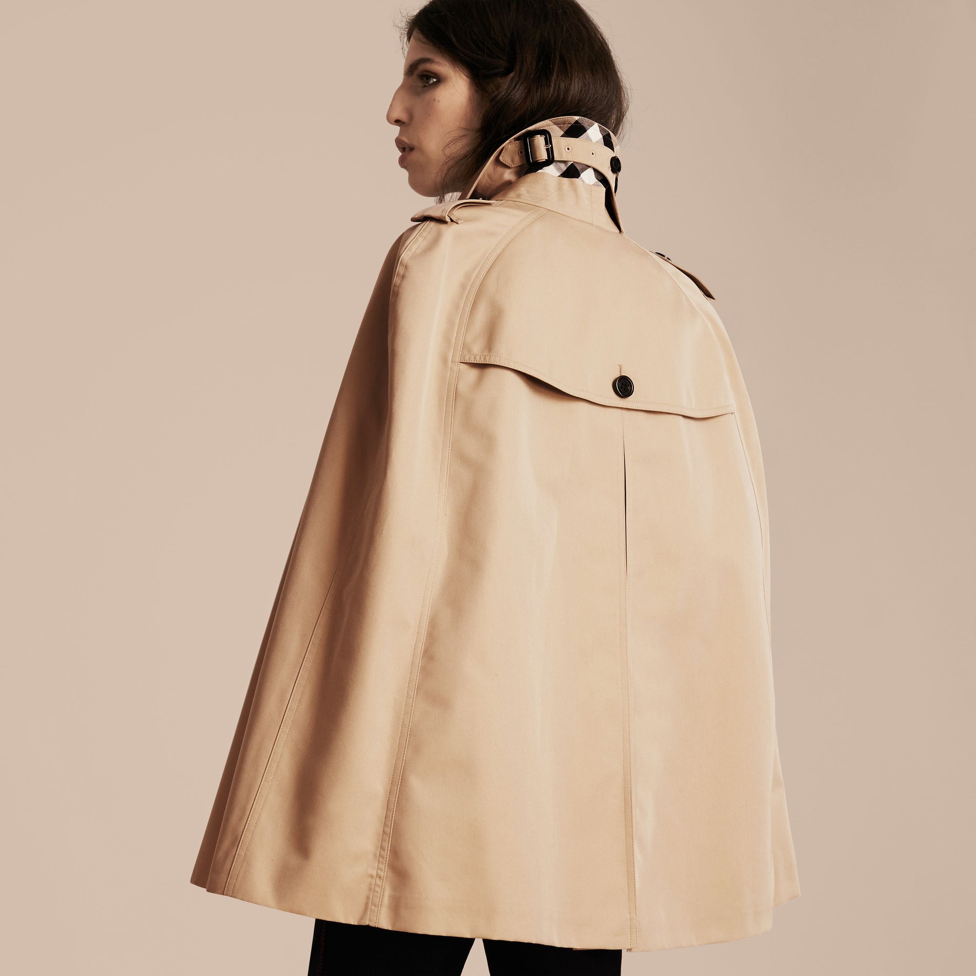 HONEY Cape trench en gabardine de coton