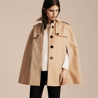 HONEY Cape trench en gabardine de coton