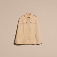 HONEY Cape trench en gabardine de coton