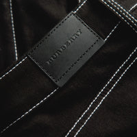 BLACK Jean skinny stretch avec surpiqûres contrastantes