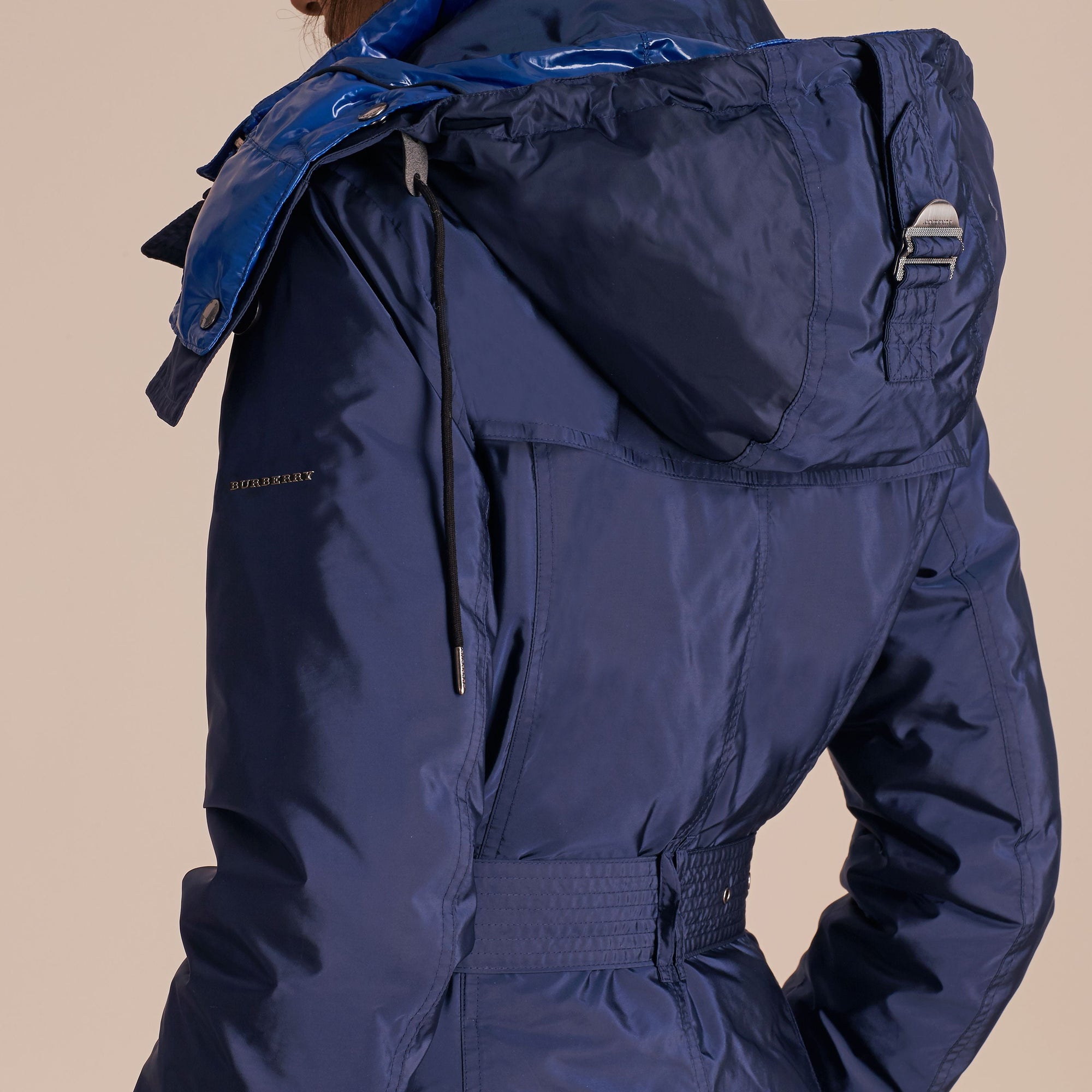 INK BLUE Parka bordée de fourrure avec veste rembourrée amovible