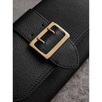 BLACK Portefeuille continental en cuir texturé