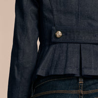 INDIGO Veste militaire en denim stretch