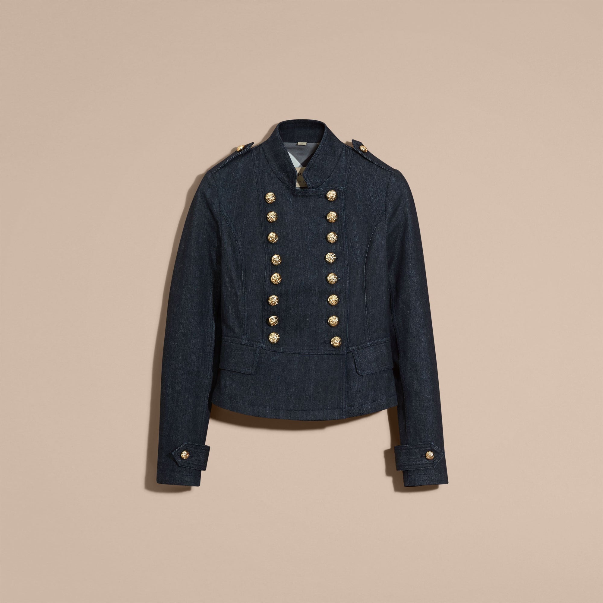 INDIGO Veste militaire en denim stretch