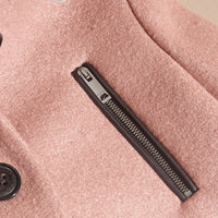 PALE ASH ROSE Manteau en laine avec zip