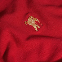 MILITARY RED Polo en piqué de coton extensible