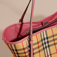 HONEY/ANTIQUE ROSE Petit sac The Canter avec motif Horseferry check