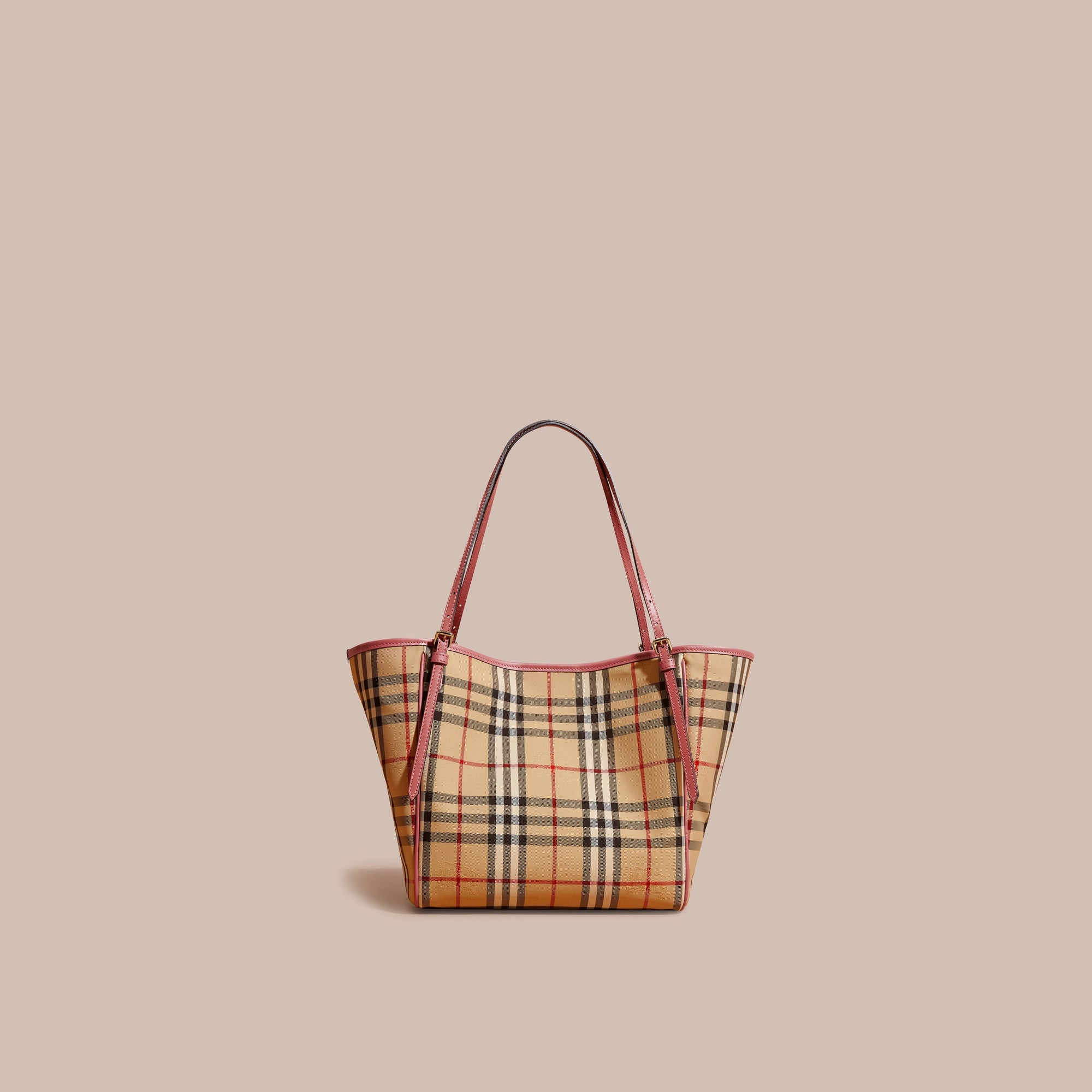 HONEY/ANTIQUE ROSE Petit sac The Canter avec motif Horseferry check