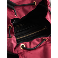 PLUM PINK Sac The Rucksack moyen en nylon technique et cuir