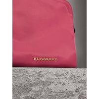 PLUM PINK Grande pochette zippée en nylon technique